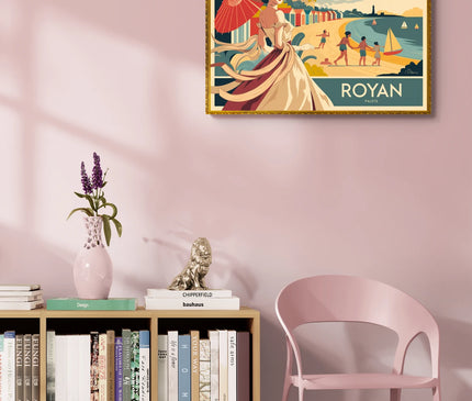 affiche vintage royan