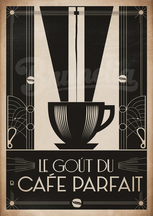 Affiche graphique Art Déco – Élégance vintage et géométrique