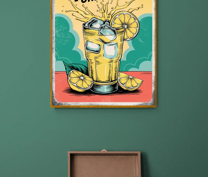 Affiche publicité limonade vintage