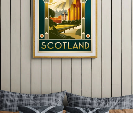 affiche vintage ecosse