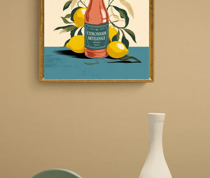 Affiche limonadier rétro