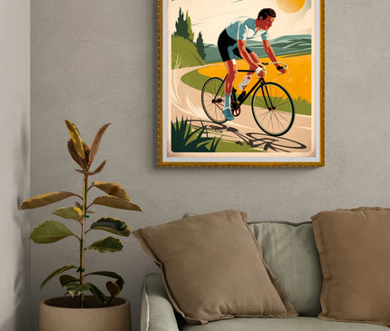 Affiche vintage cyclisme