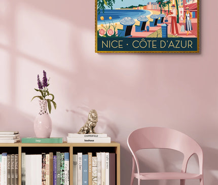 affiche vintage nice