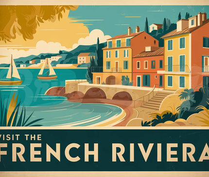tableau affiche vintage