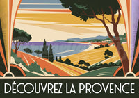 Affiche paysage provençal Art Déco années 1930