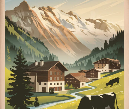 affiche vintage savoie 1