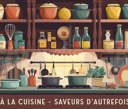 affiche cuisine affiches de marchés vintage