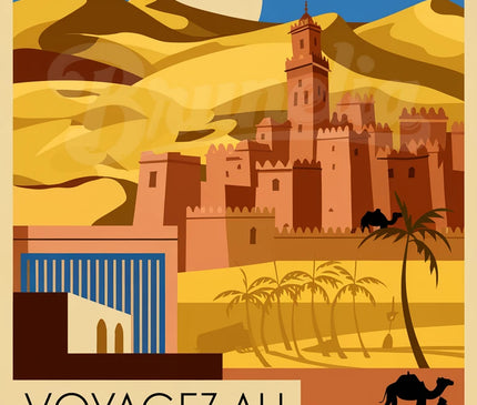 affiche vintage maroc 2