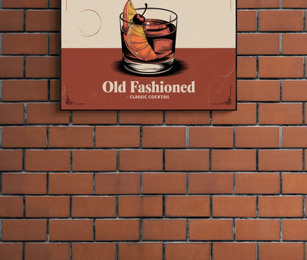 Affiche vintage mixologie artisanale