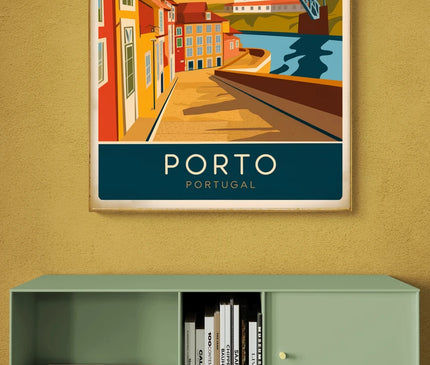 affiche porto vintage