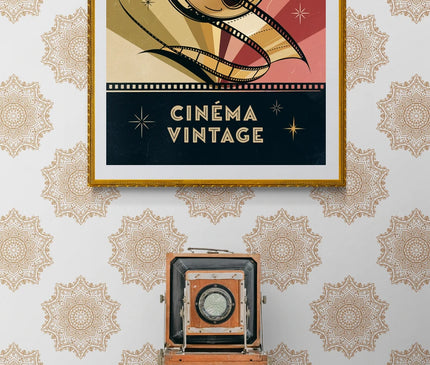 Affiche bobine cinéma vintage