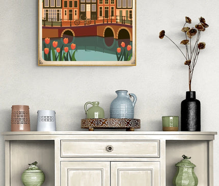 affiche vintage amsterdam