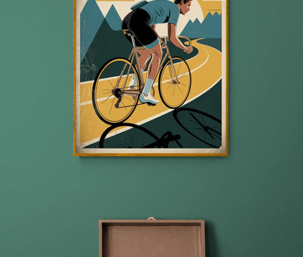 Affiche vintage cyclisme copie