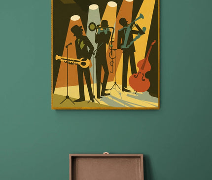 affiche jazz vintage