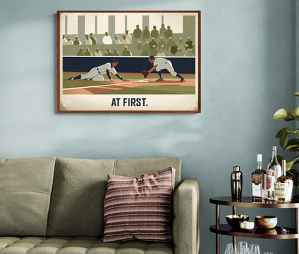 Affiche vintage baseball
