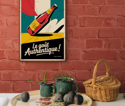 affiche vintage marque