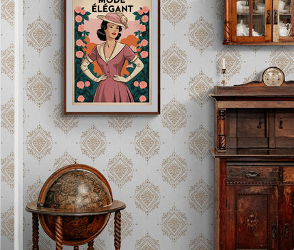 affiche mode vintage 1