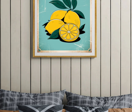 Affiche jus de citron vintage copie