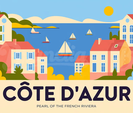 affiche voyage retro