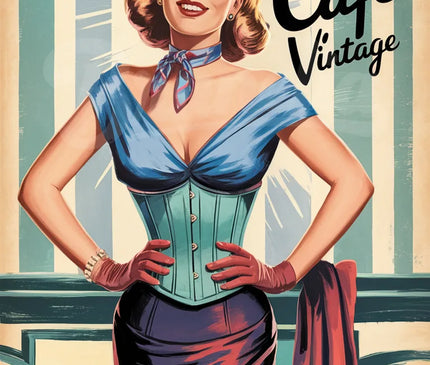 Affiche illustration pin-up