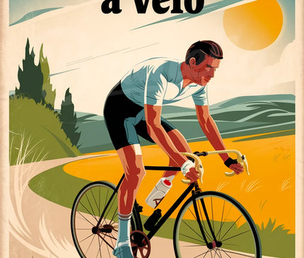Affiche vintage cyclisme