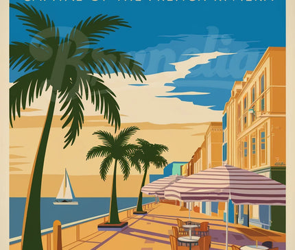 affiche style rétro