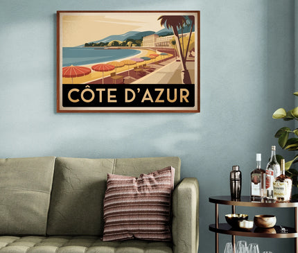 affiche vintage pays