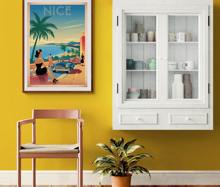 affiche retro nice