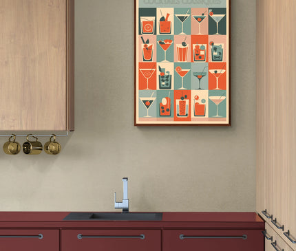 affiche graphique vintage