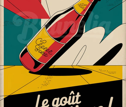 affiche vintage marque