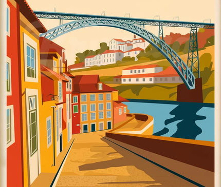 affiche porto vintage