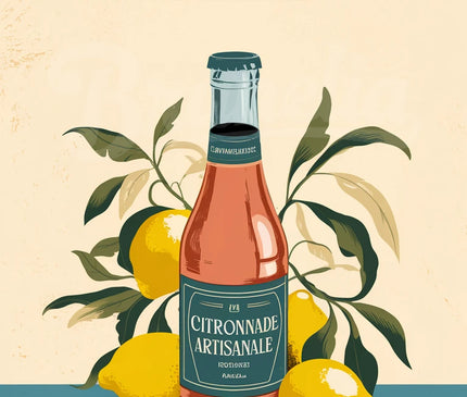 Affiche limonadier rétro
