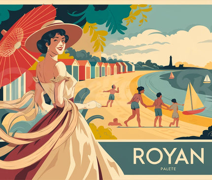 affiche vintage royan