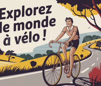 Affiche vintage cyclotourisme