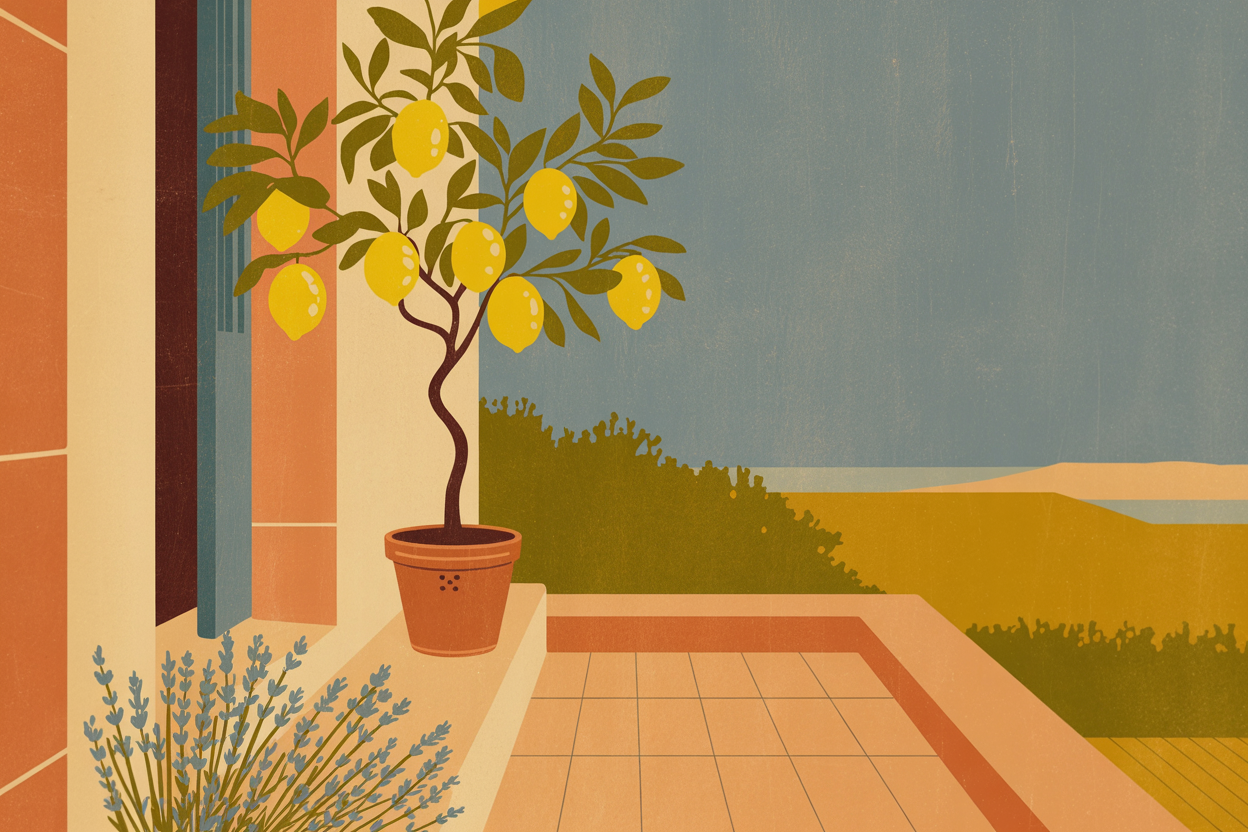 Affiche cadeau crémaillère ambiance Provence Brunelia