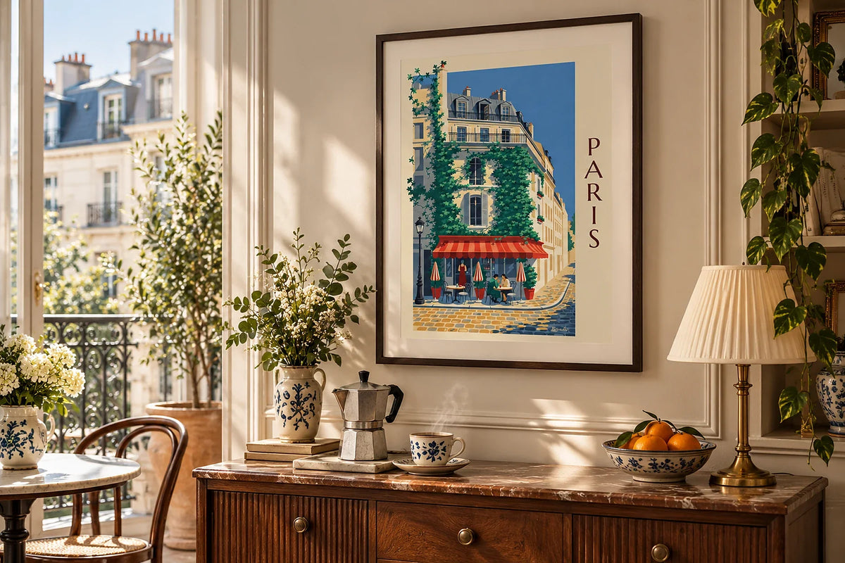 Affiches café vintage : du bistrot parisien à la moka italienne