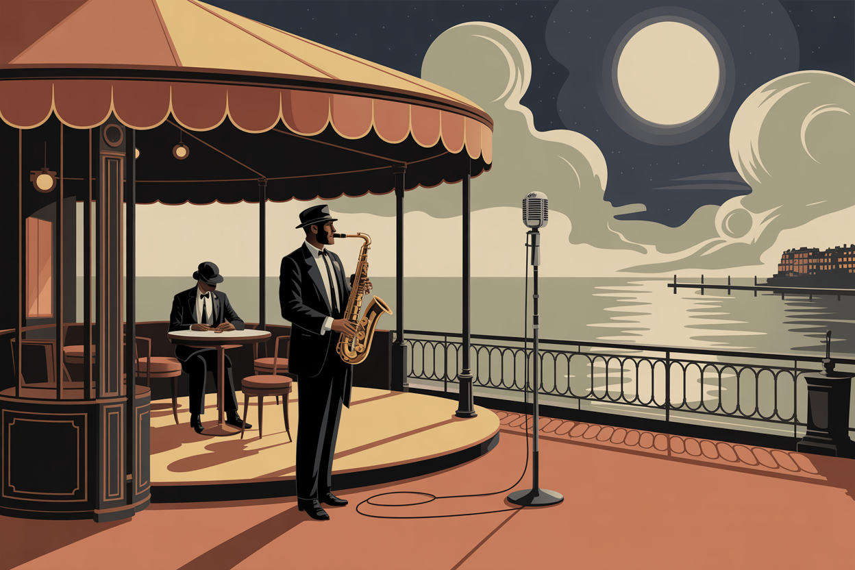 Affiches jazz vintage Paris