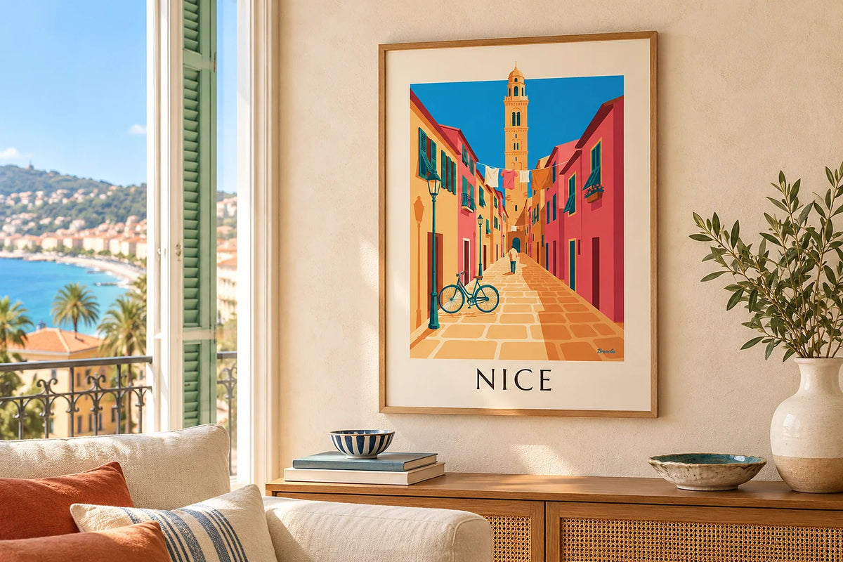 Affiches Côte d'Azur, la Riviera Belle Époque sur vos murs