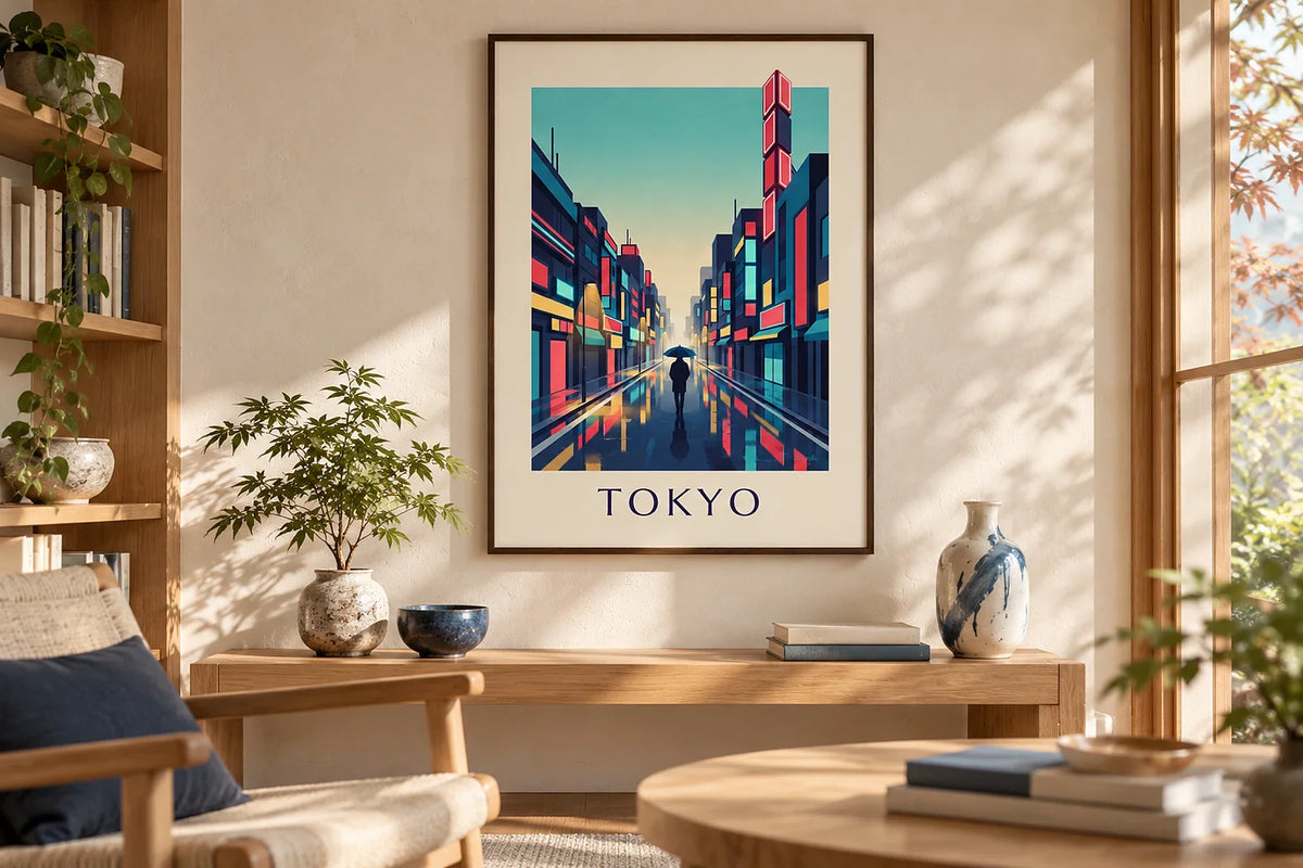 Affiches Japon vintage, du Mont Fuji aux pagodes de Tokyo