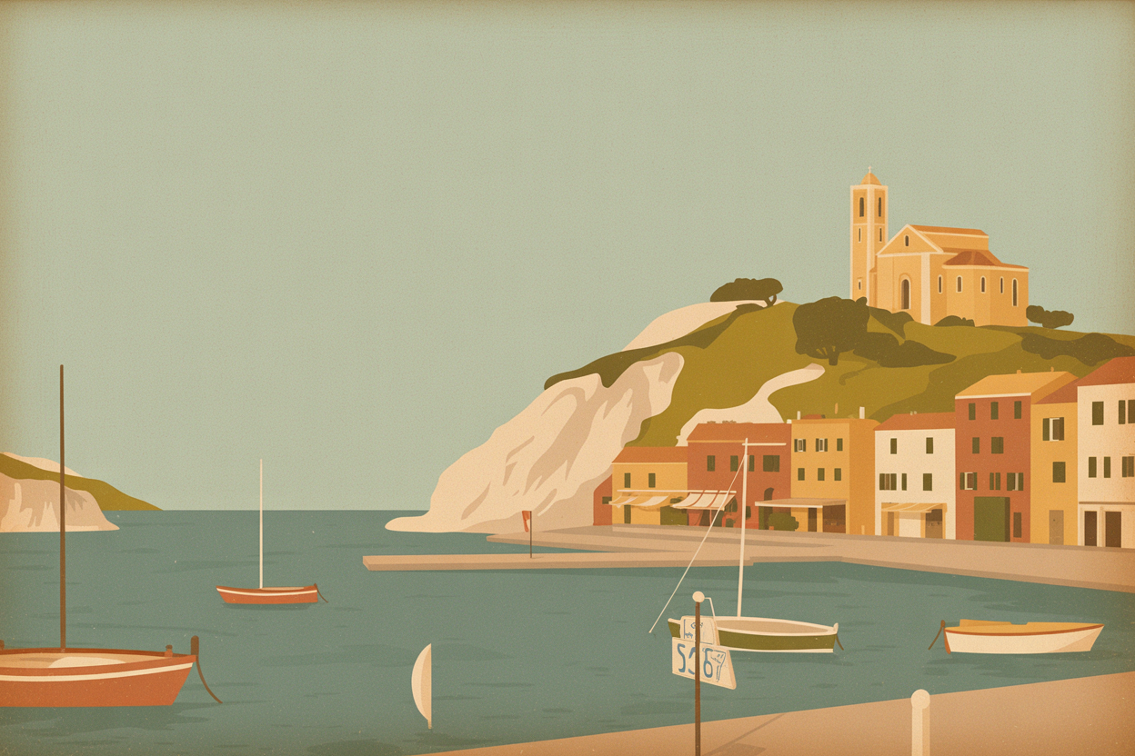 Affiches Marseille Bonne Mère Vieux-Port Brunelia