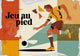 Affiche Jeu au pied joueur football vintage