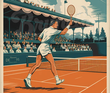 affiche tennis vintage 2