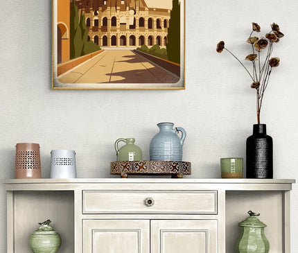 affiche rome vintage