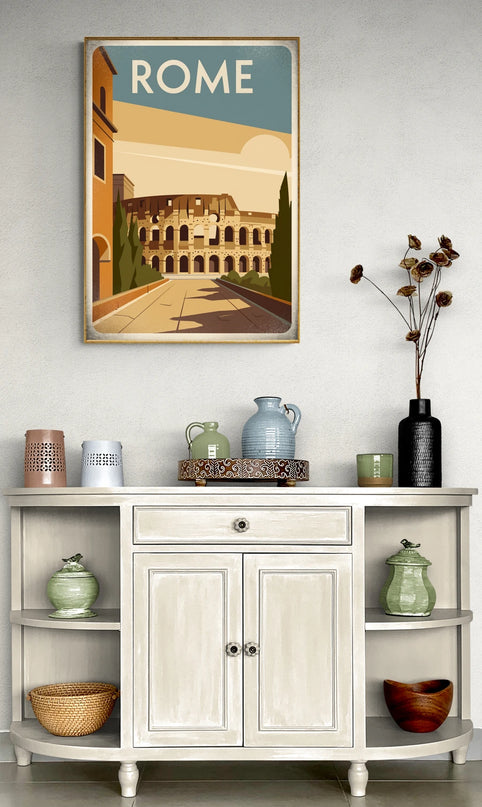 affiche rome vintage