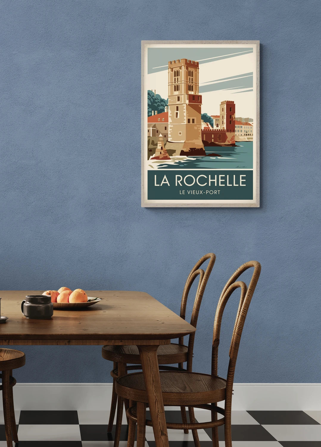 affiche la rochelle vintage