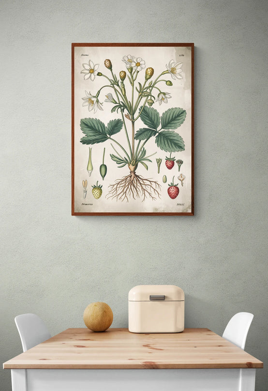 affiche plantes vintage