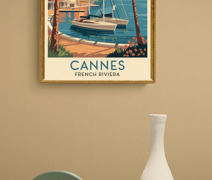 affiche vintage french riviera