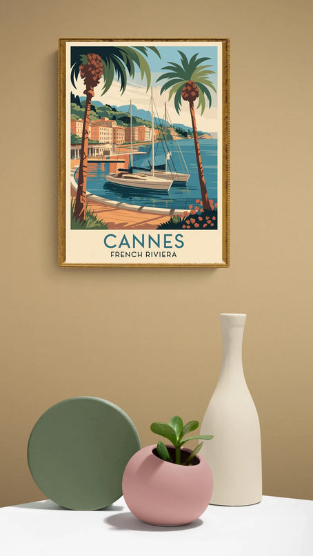 affiche vintage french riviera