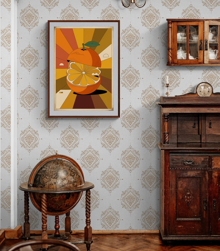 Affiche vintage Orange
