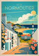 Affiche Île de Noirmoutier style Art déco années 1920